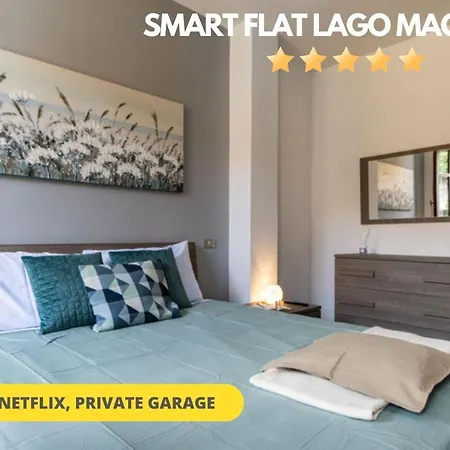 Apartment Smart Flat - Maggiore - Private Garage, Wi-fi Castelletto sopra Ticino